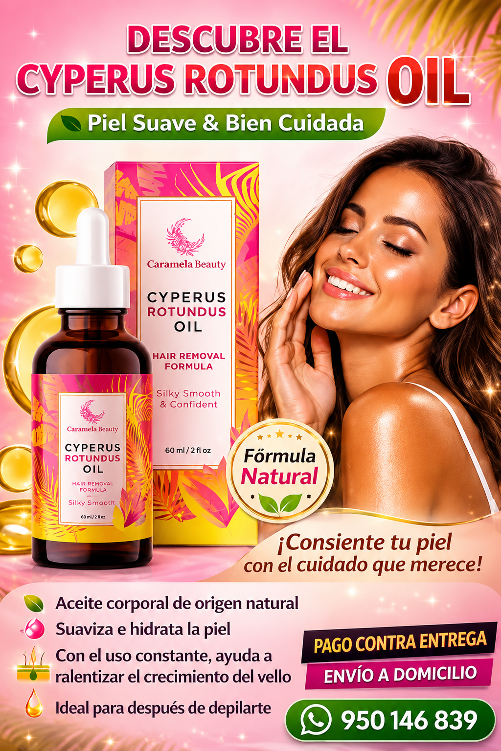 CYPERUS SERUM PARA EVITAR EL CRECIMIENTO DE BELLOS