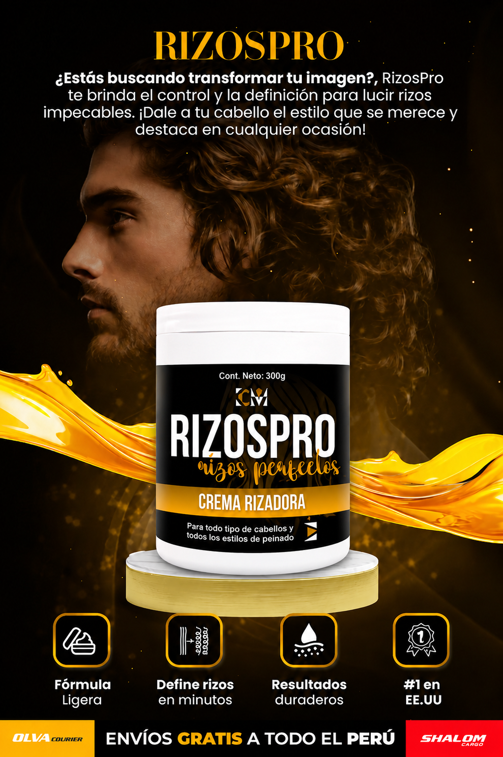 CREMA PARA EL CABELLO RIZOS PRO